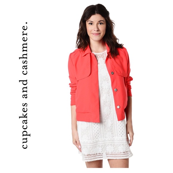 NWT Cupcakes And Cashmere Satin Crepe Jacket - Picture 3 of 8